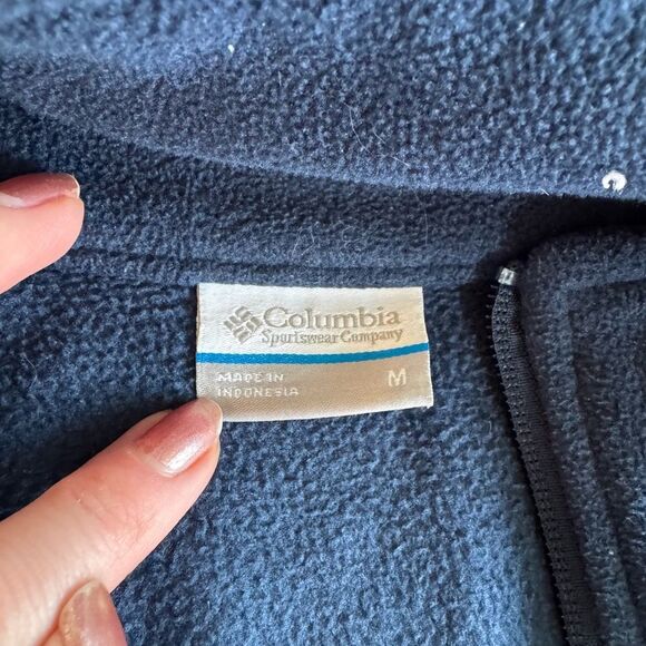 University of Michigan Columbia Blue Fleece Jacket - Picture 2 of 3